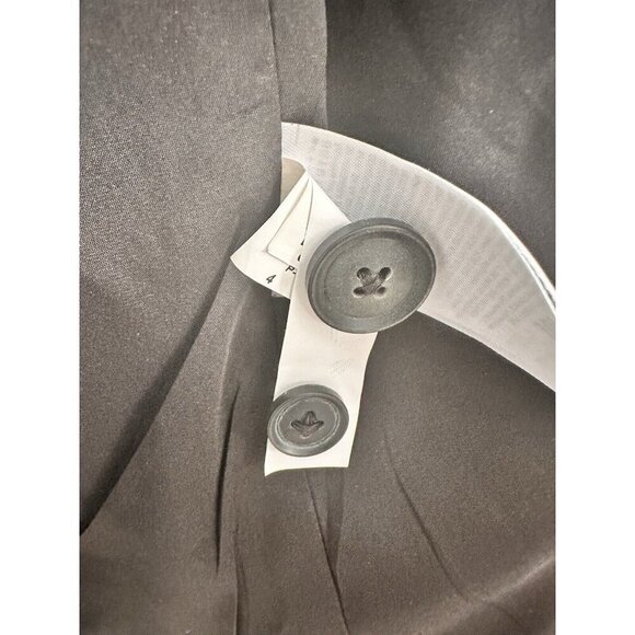 Banana Republic Classic Fit Marzotto Wool Women's Blazer 4 Black Washable Office - Picture 6 of 8